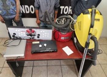 Ladrones de casas detenidos en Viñedos.