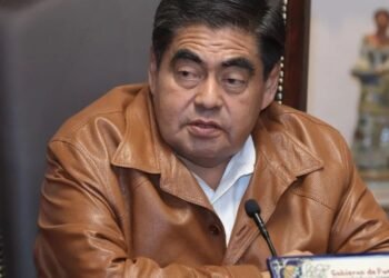 Miguel Barbosa, gobernador de Puebla.