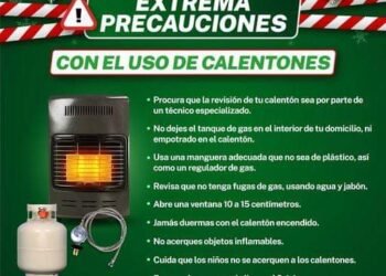 Recomendaciones para el uso de calentones dentro del hogar