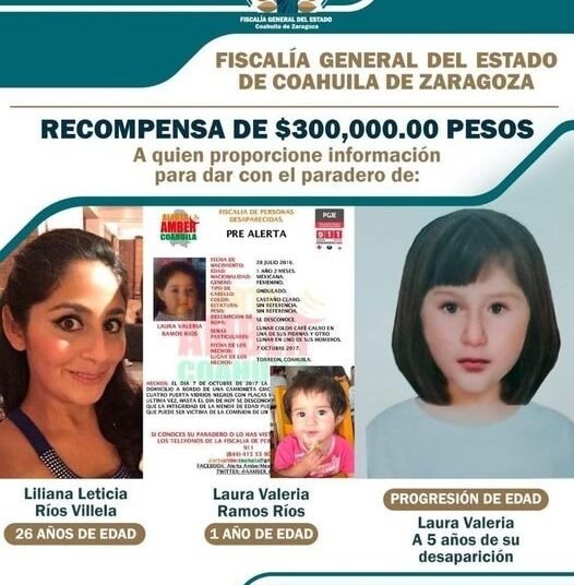 Madre e hija desaparecidas en 2017. Foto: Especial.