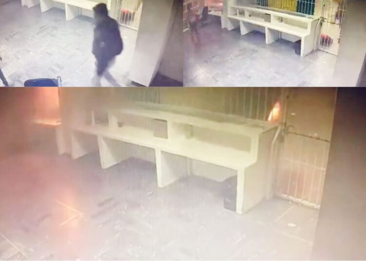 Incendio en Migración