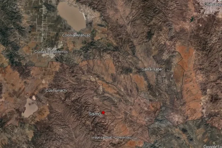 Sismo en Cusihuiriachi