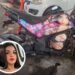 Karely Ruiz presume en redes una foto del joven que decora su moto inspirada en la influencer