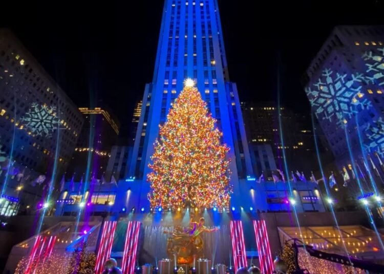 Deslumbrante Iluminación del Árbol de Navidad en el Rockefeller Center 2023