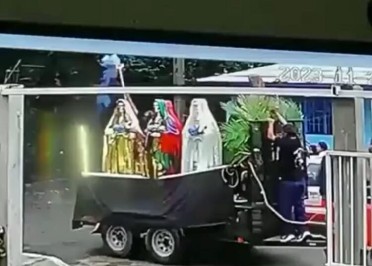 Tragedia en Catemaco, Veracruz durante procesión a la Santa Muerte