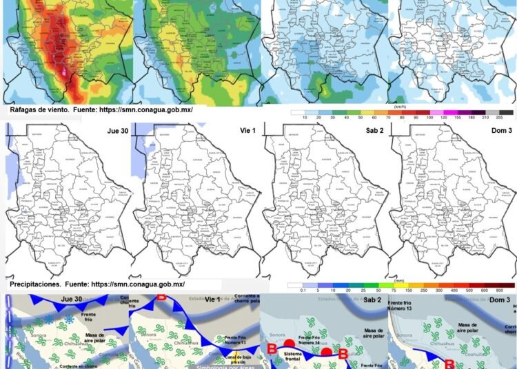 Pronóstico de Condiciones Climáticas Extremas para el Fin de Semana
