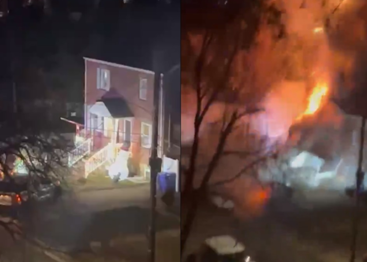 (VÍDEO) Explosión en Arlington, Virginia, durante ejecución de orden policial de registro