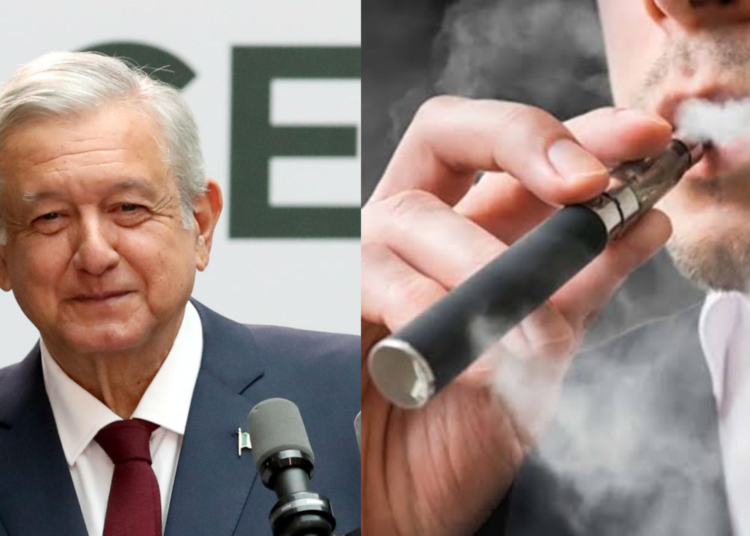 El presidente López Obrador busca prohibir vapeadores en México tras fallo de la Suprema Corte