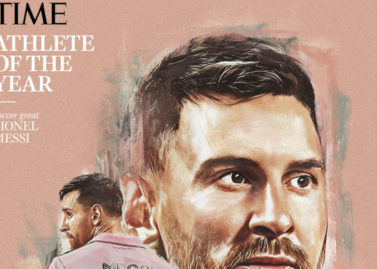 Messi es nombrado ‘Atleta del Año’ por la Revista Time, reconociendo su impacto en Estados Unidos