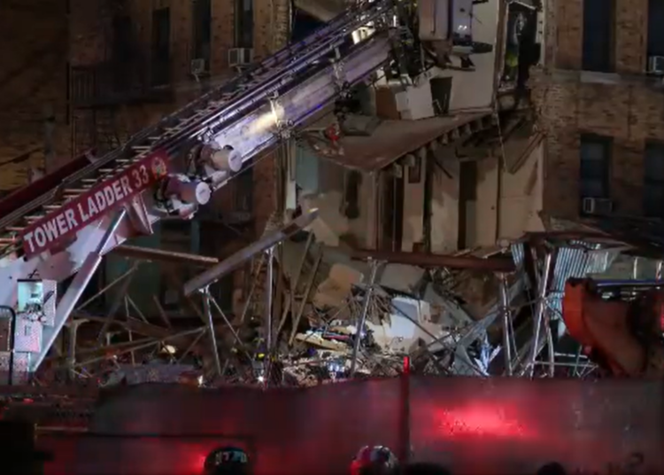 Incidente en el Bronx: Colapso Parcial de Edificio Desata Operativo de Emergencia