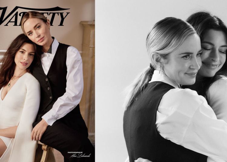 Encuentro Estelar de «El Diablo Viste a la Moda»: Anne Hathaway y Emily Blunt Se Reúnen para Variety