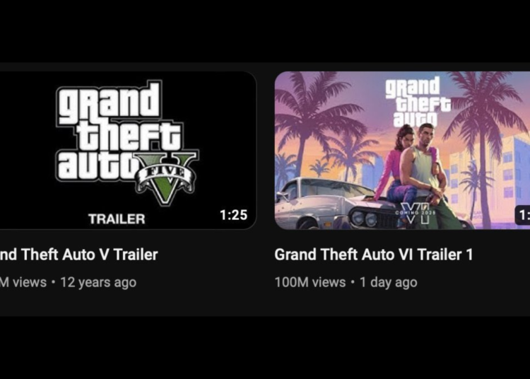 GTA 6 arrasa en la red con más de 100 millones de vistas en un día