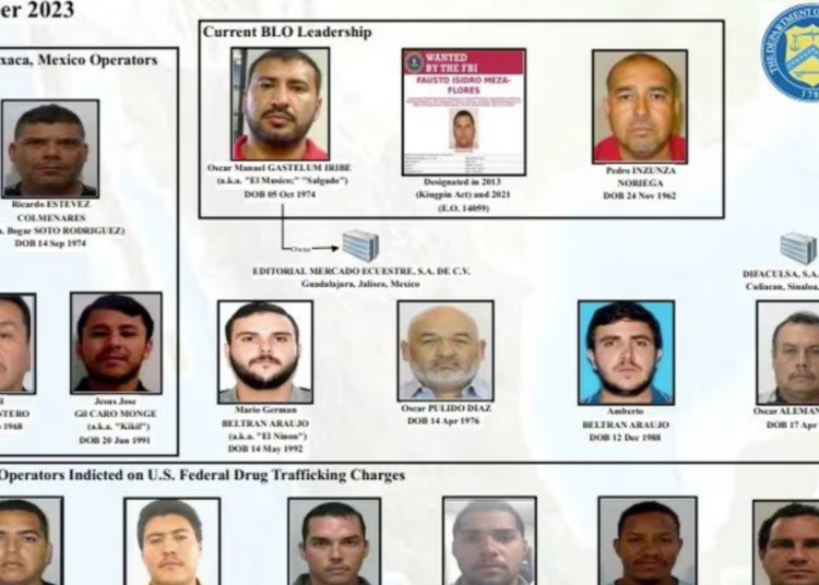 Estados Unidos señala a mexicanos y empresas vinculados al Cártel de los Beltrán Leyva