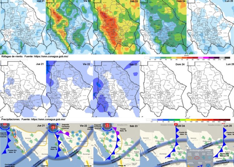 Emisión de Recomendaciones del Estado Ante la Segunda Tormenta Invernal y Frente Frío Número 19
