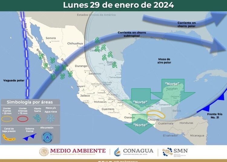 Protección Civil Pronostica Lluvias y Posible Caída de Aguanieve y Nieve en Chihuahua