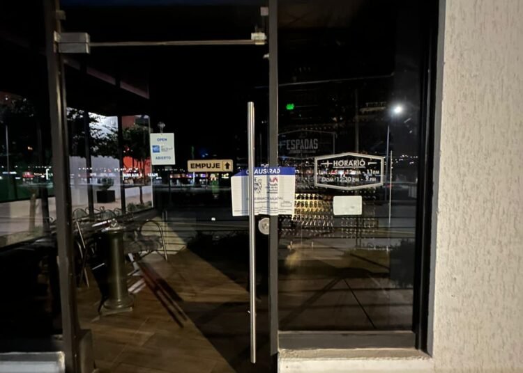 Clausuró Gobernación Municipal 19 Establecimientos del 1 al 7 de enero en Chihuahua