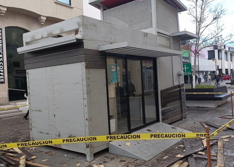 Remodelación del Módulo de Información Turística en la Plaza de Armas por el Gobierno Municipal de Chihuahua