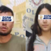 «A disposición de Fiscalía pareja detenida en Hyundai con reporte de Robo»