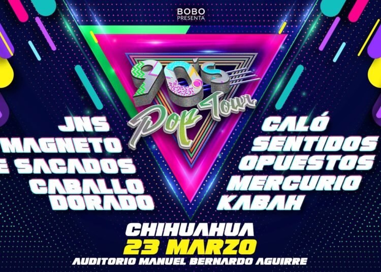 Fiebre Retro en Chihuahua "90’s Pop Tour" con Kabah y más SOYMX