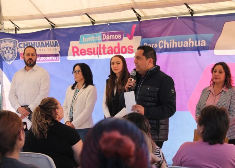 Aumenta JMAS Chihuahua la Cobertura de Drenaje en la Colonia 11 de Febrero
