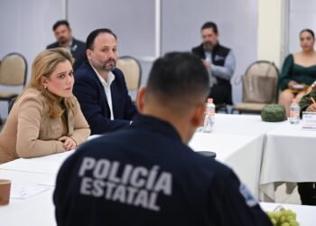 Preside Maru Campos reunión de la Mesa de Seguridad en Nuevo Casas Grandes