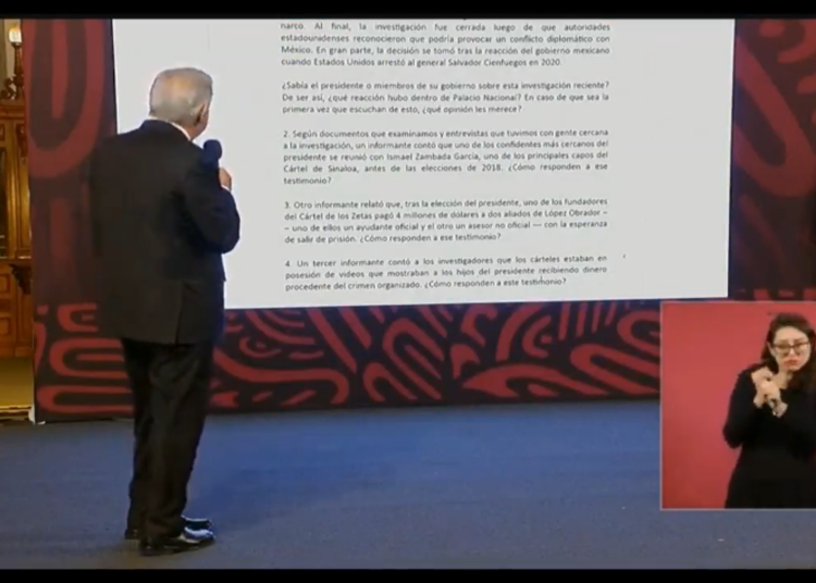 (VIDEO) Presidente AMLO Acusado de Vínculos con Narcotráfico – Artículo Explosivo del New York Times en Camino