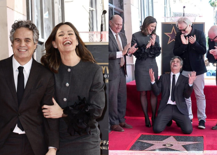 Ceremonia de Mark Ruffalo en el Paseo de la Fama de Hollywood