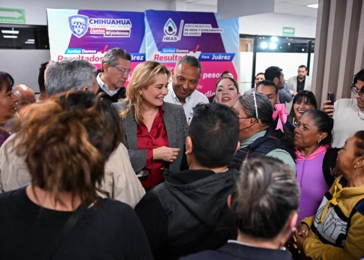 Anuncia Maru Campos inversión de 1,500 mdp en infraestructura de agua potable para Ciudad Juárez
