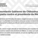 Desmiente Gobierno de Chihuahua campaña contra el Presidente de México