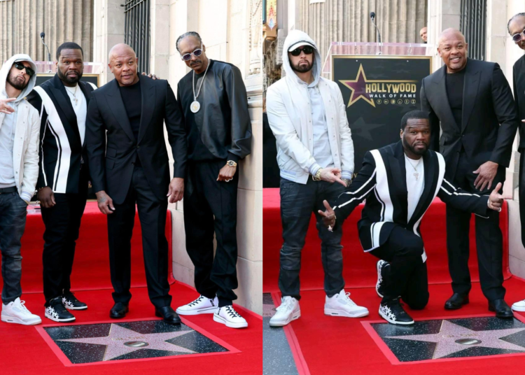 Dr. Dre en el Paseo de la Fama de Hollywood