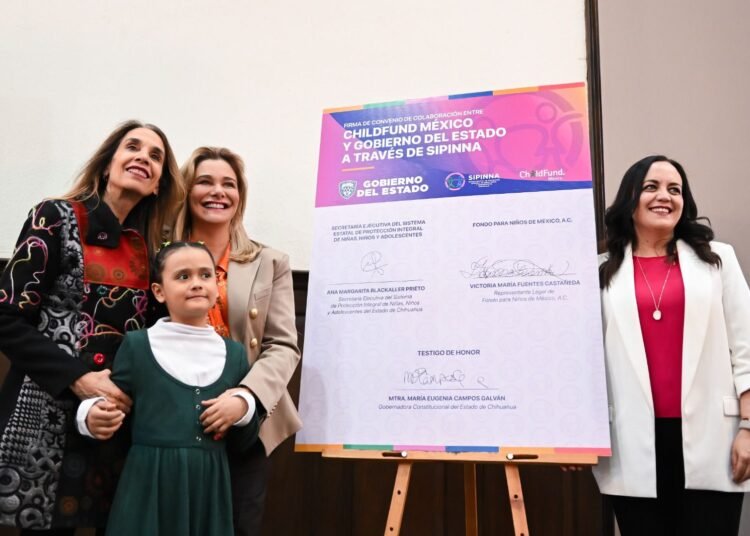 Gobierno de Chihuahua y ChildFund México firman acuerdo para impulsar desarrollo infantil