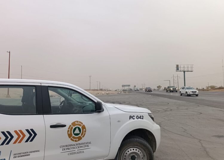 Emite CEPC alerta preventiva por fuertes vientos y probabilidad de tolvaneras en próximas horas