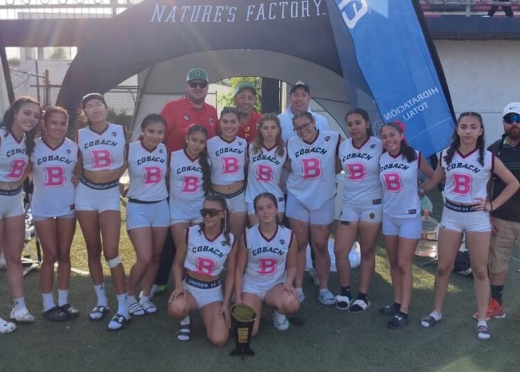 El equipo varonil del COBACH se corona como campeón nacional en el Torneo Nacional Infantil de Flag Football