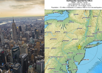 Sismo de magnitud 5,5 sacude el área metropolitana de Nueva York y Nueva Jersey