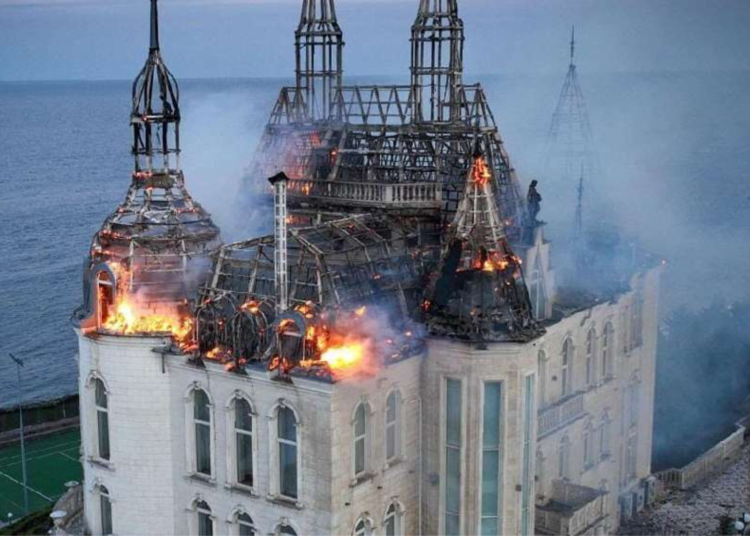 Ataque ruso destruye el icónico ‘castillo de Harry Potter’ en Odesa, Ucrania