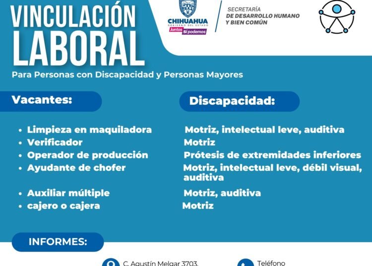 Anuncia Bien Común vacantes laborales para personas mayores o con alguna discapacidad
