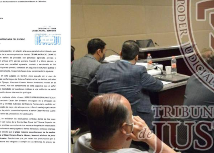 Exgobernador César Duarte Deja Prisión Preventiva por Orden Judicial