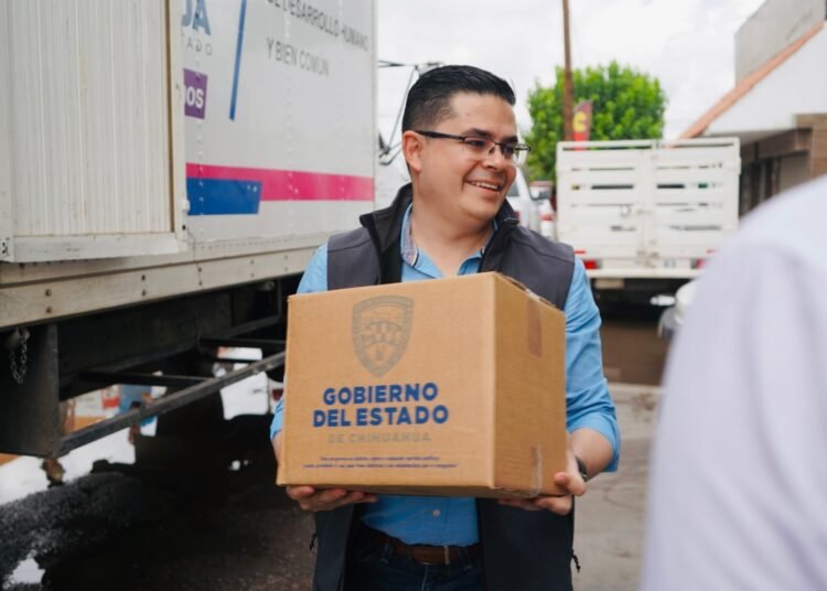 Entrega SDHyBC apoyos emergentes en Rosales y Delicias