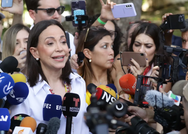 María Corina Machado rechaza resultado electoral y llama a defender el voto en Venezuela