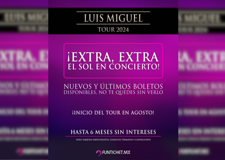 ¡Luis Miguel en Concierto: Últimos Boletos Disponibles para el Tour 2024!