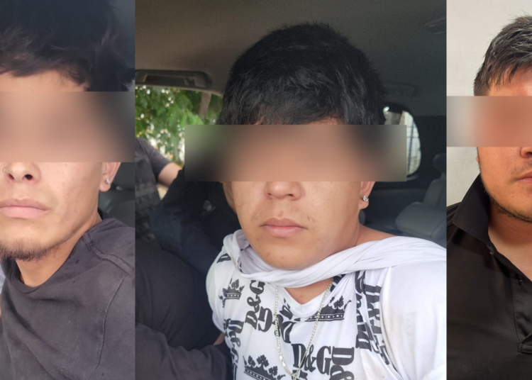 Detienen a tres presuntos involucrados en homicidios en exterior del bar Juana Gallo