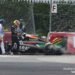 Checo Pérez sufre choque contra un muro en el GP de Hungría