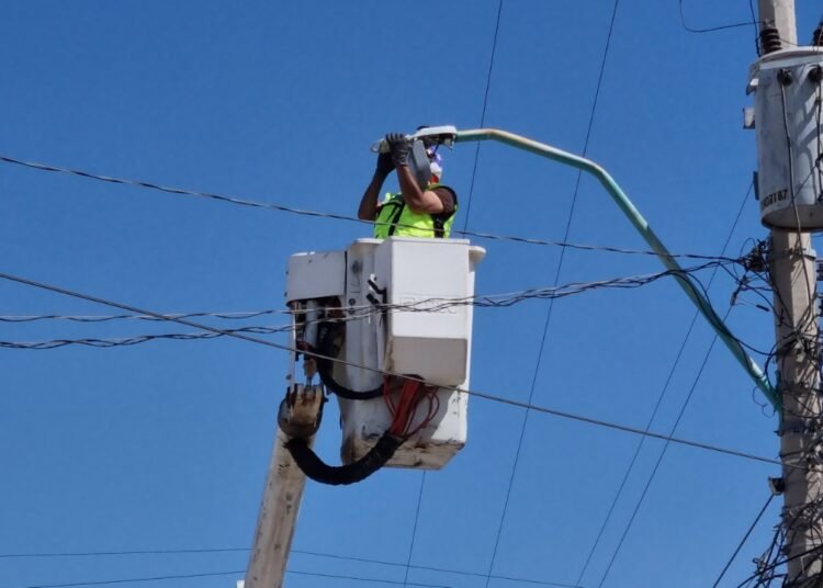 Atiende Municipio más de 3 mil reportes de alumbrado público en julio