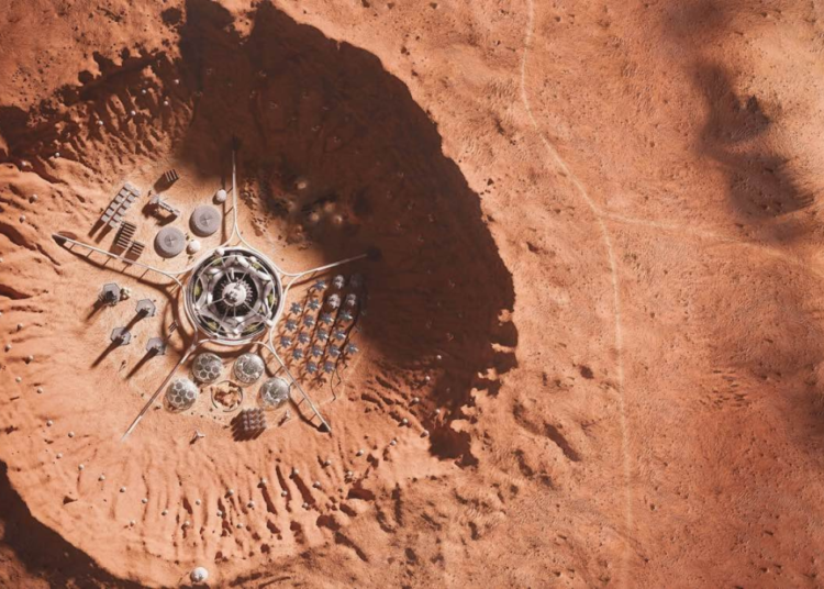 Posible océano global bajo la superficie de Marte