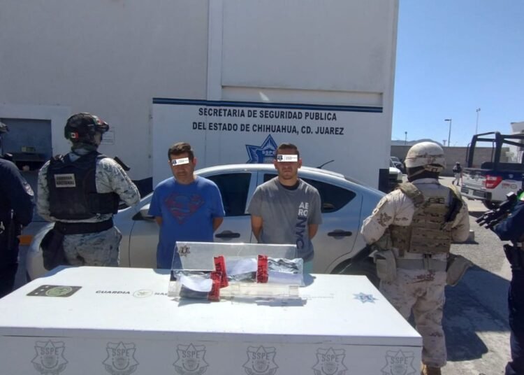 Detiene SSPE a dos presuntos responsables de daños a cámaras Centinela en Ciudad Juárez