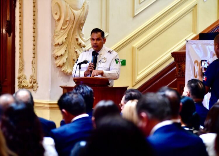 Secretario de Seguridad Pública participa en la inauguración del Congreso Político-Electoral