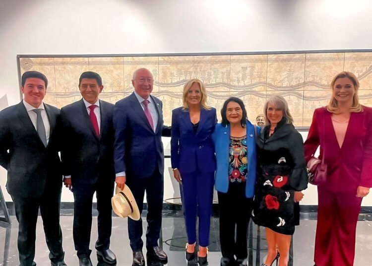 Presume Maru Campos a Chihuahua ante Jill Biden, primera dama de Estados Unidos
