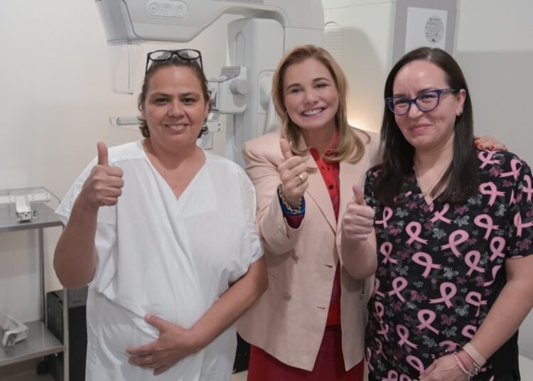 Maru Campos llama a prevenir cáncer de mama con exámenes gratuitos