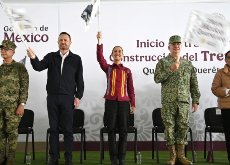 Presidenta Claudia Sheinbaum da inicio a los trabajos preliminares del tren México-Querétaro