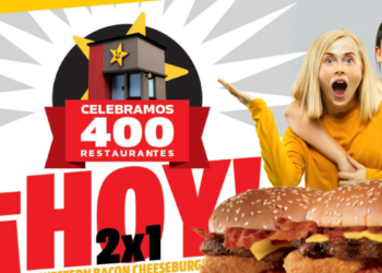 Carl’s Jr. celebra la apertura de su restaurante número 400 en México con irresistible promoción